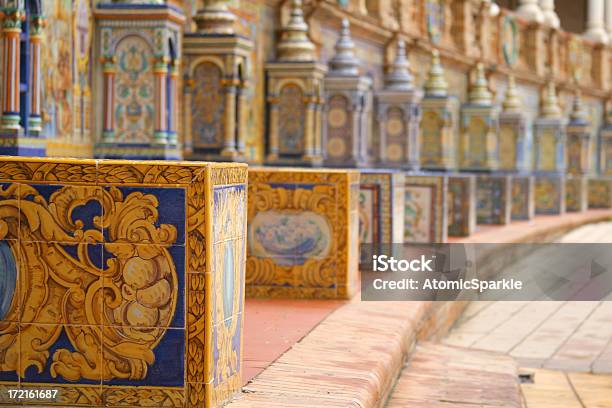 Plaza De España In Sevilla Stockfoto und mehr Bilder von Fliesenboden - Fliesenboden, Kachel, Keramik