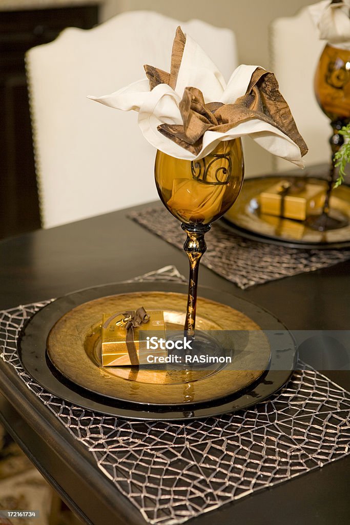Golden de Table - Photo de Alcool libre de droits