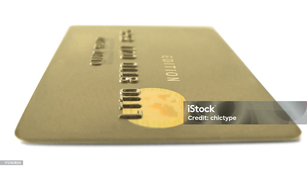 Gold edição de cartão de crédito - Foto de stock de Atividade comercial royalty-free