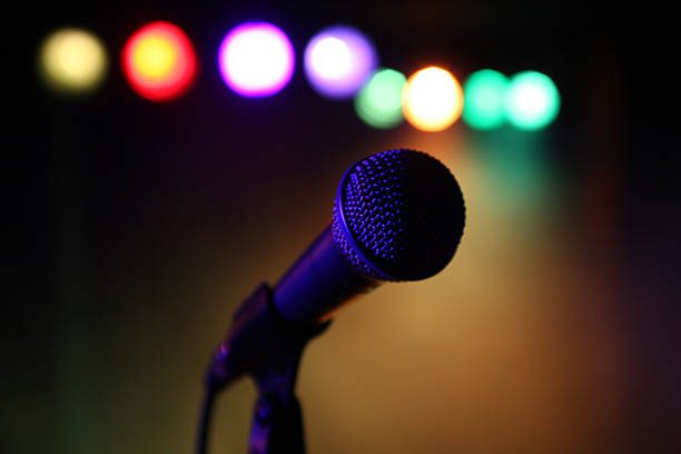 istock Mic in front of reflectors 172161858