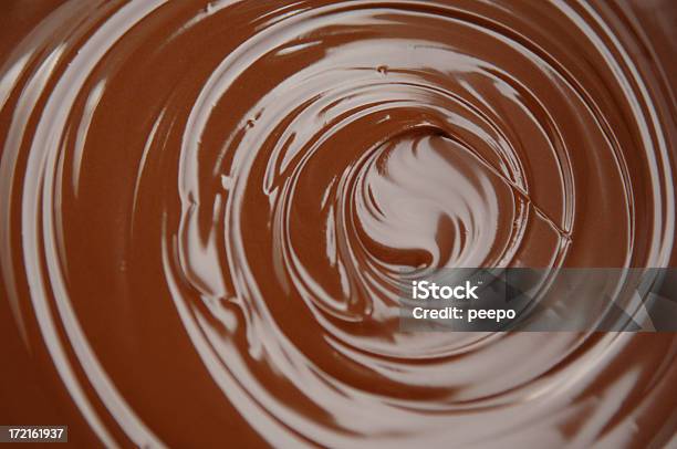 초콜릿 소용돌이 초콜릿에 대한 스톡 사진 및 기타 이미지 - 초콜릿, 질감, 풀프레임