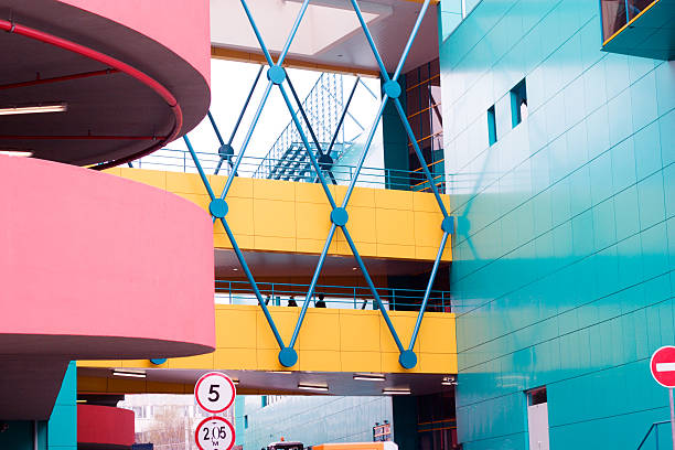 Beautiful industrial construction stock photo