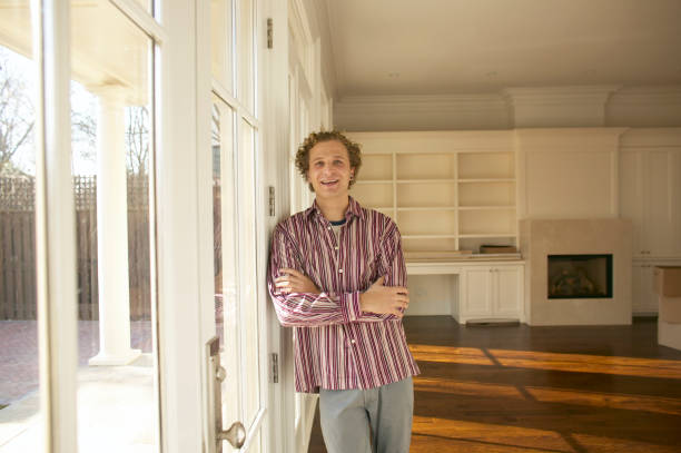 istock Young Man in the New House 172162040