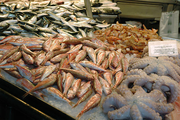 Rialto mercado de pescado de 2 - foto de stock