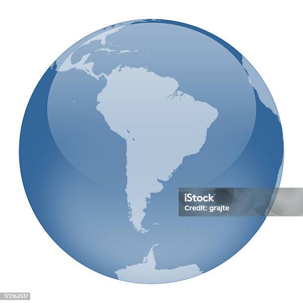 Mundo Globoamérica Do Sul Foco - Fotografias de stock e mais imagens de América do Sul - América do Sul, Argentina, As Américas