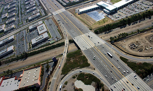 istock Aerial view of interchange 172162712