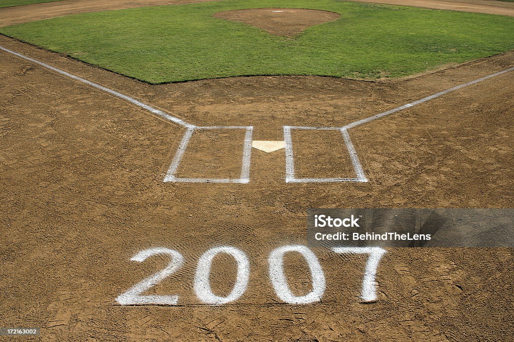 Beisebol de 2007 - Foto de stock de Campo esportivo royalty-free