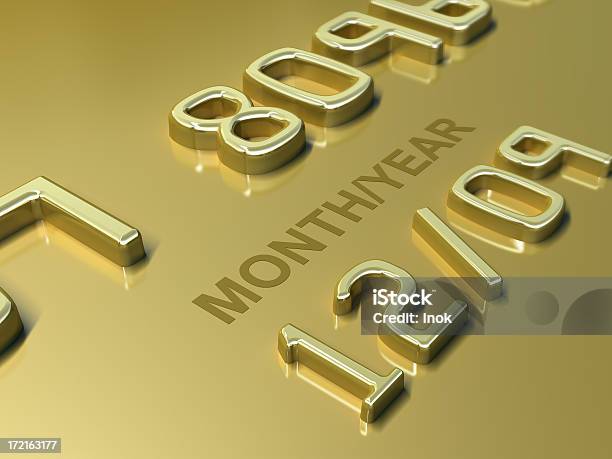 Close Up Of A Gold Credit Card Stock Photo - Download Image Now - Banking, Business, Buying