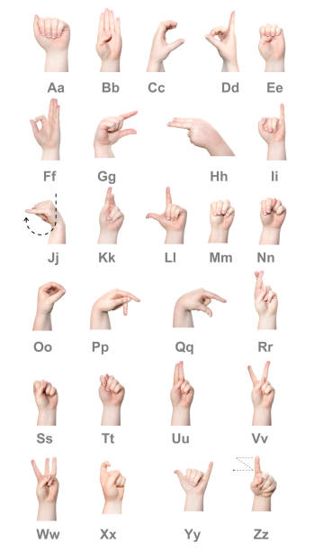 Love hand sign language ,pink background