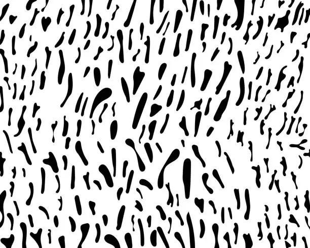 Vector illustration of Leopard print pattern seamless.