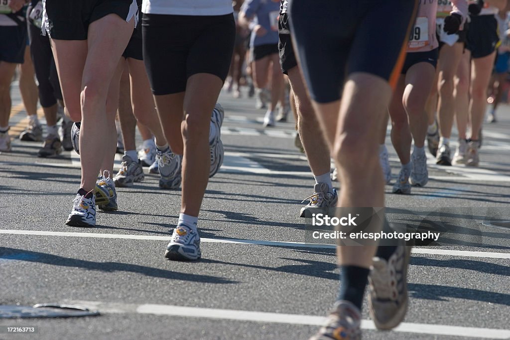 Jambes des coureurs - Photo de Activité libre de droits