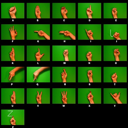 All American Sign Language American Sign Language Stock Photo - Download Image Now - American Sign ...