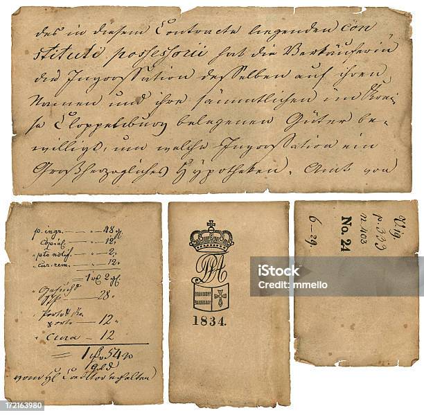 4 Pack De Libros 1834 Alemán Foto de stock y más banco de imágenes de Alemania - Alemania, Anticuado, Antigualla