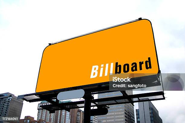 Foto de Billboard e mais fotos de stock de Arquitetura - Arquitetura, Azul, Cidade