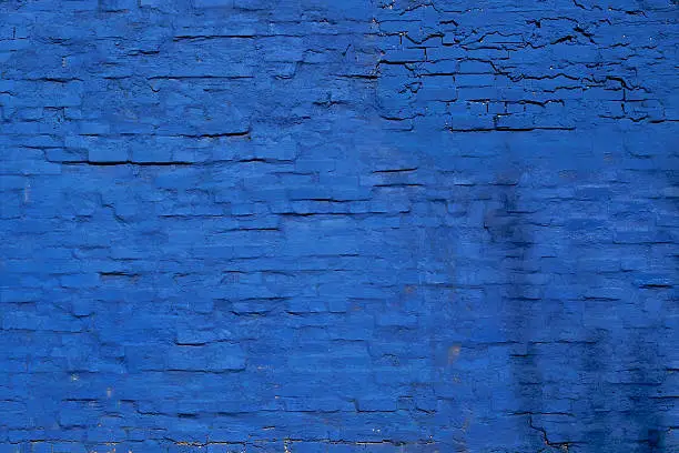 Photo of Blue Brick Wall