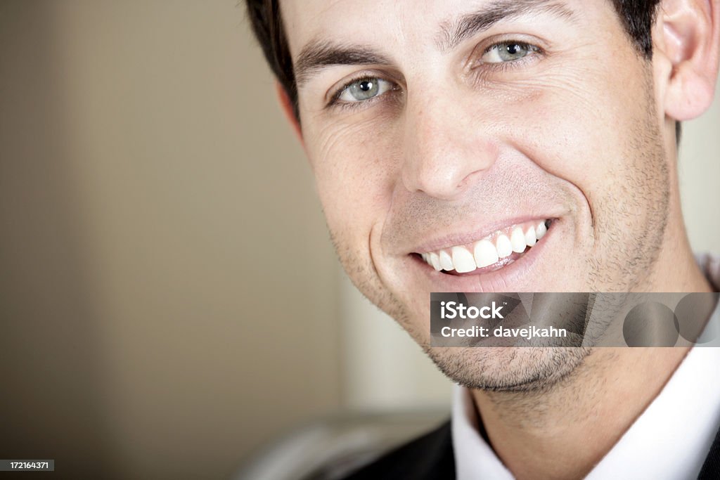 Male Portrait - Smile a male portrait in a business suit Adult Stock Photo