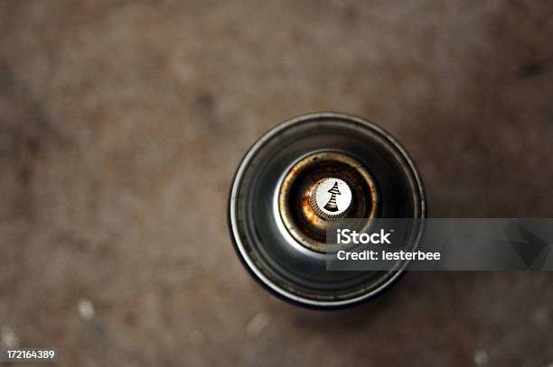 Aerosol Can Top View Stock Photo - Download Image Now - High Angle View, Can, Spray Paint