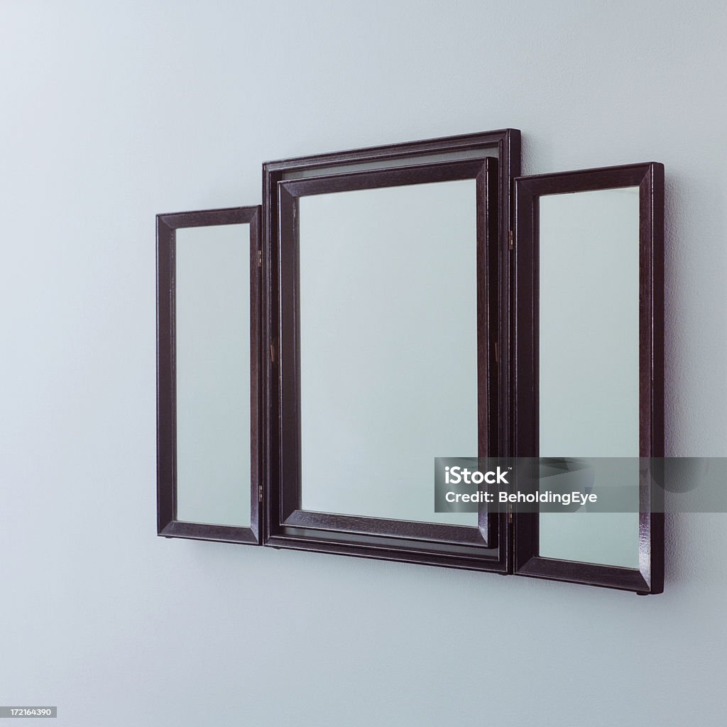 Espelho tríptico XL - Foto de stock de Antiguidade royalty-free