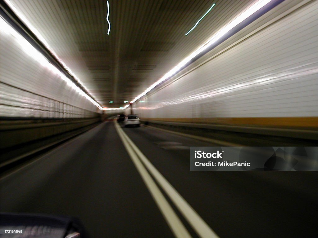 Jazda przez holland tunnel 02 - Zbiór zdjęć royalty-free (Tunel Holland)