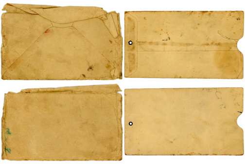 4-Pack of Grungy Envelopes