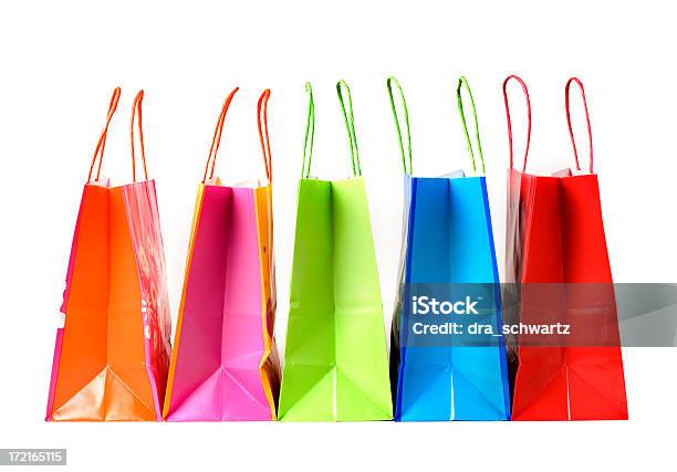 Shopping Bags Stock Photo - Download Image Now - Color Image, Colors, Paper Bag