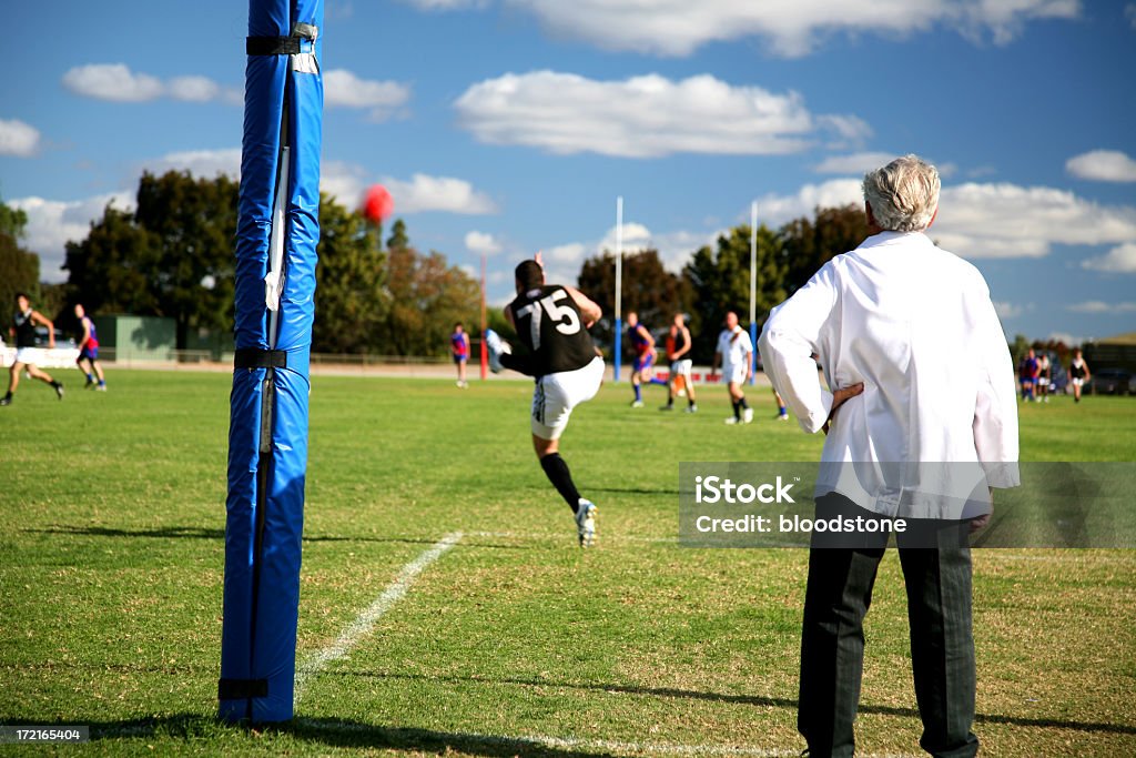 Con le regole del football australiano - Foto stock royalty-free di Football australiano