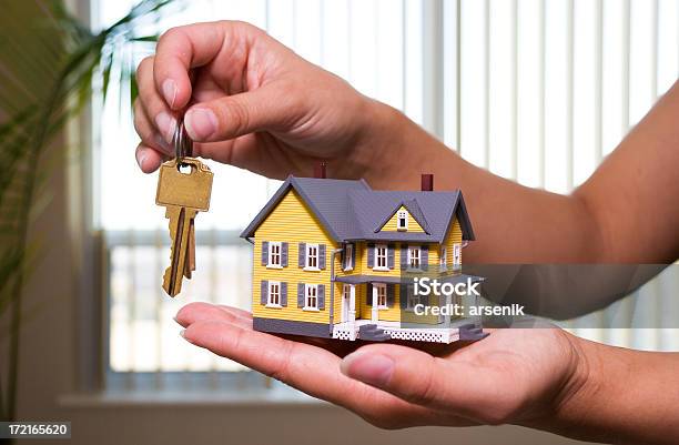 Selling A House Stock Photo - Download Image Now - Architectural Model, Architecture, Business