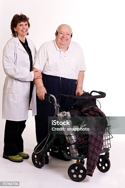 Health Care Stock Photo - Download Image Now - Medical Oxygen Equipment, Mobility Walker, Senior Adult