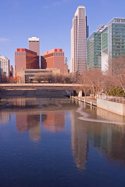 Downtown Park stock photo