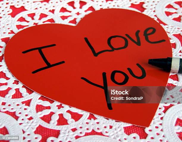 I Love You Stock Photo - Download Image Now - Art And Craft, Color Image, Craft