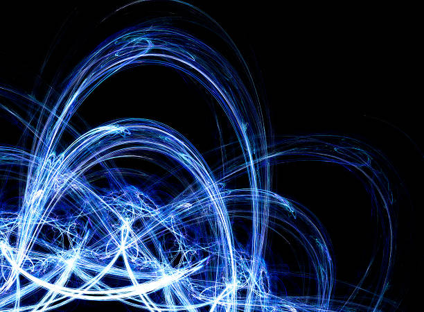 ブルーのエネルギー - ionized ストックフォトと画像
