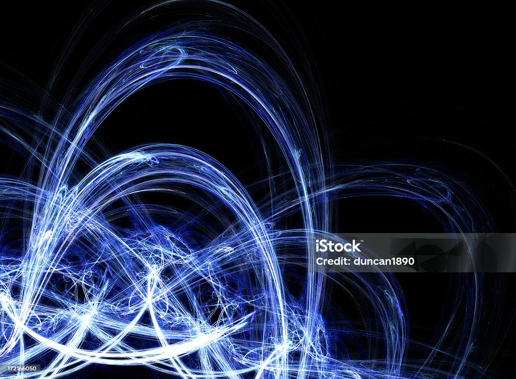 Blue Energy Blue energy background Sparks Stock Photo