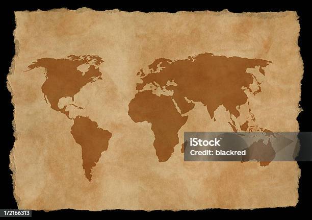 Old World Map Stock Photo - Download Image Now - Africa, Antique, Asia