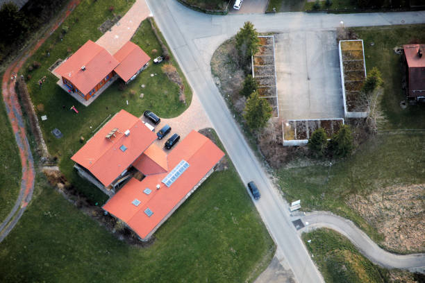 istock Residential area from above 172166396
