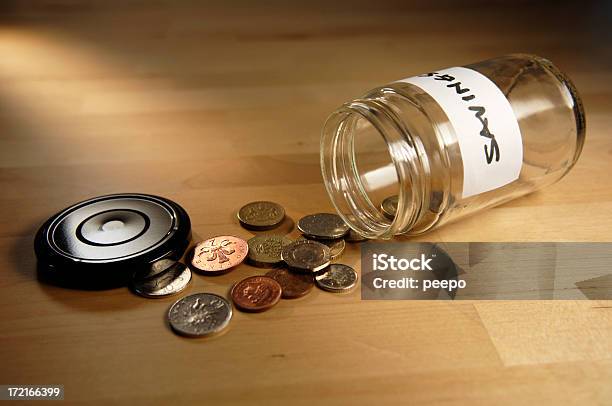 Savings Jar Stock Photo - Download Image Now - Bankruptcy, Bottle, Bringing Home The Bacon