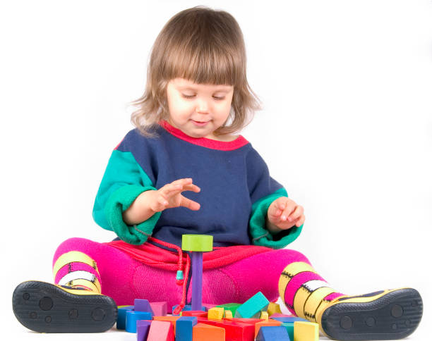 istock Smiling girl with toys 172166465
