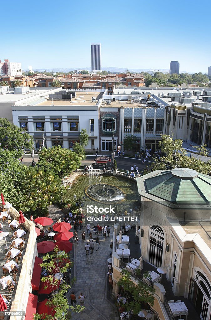 Des boutiques et restaurants de the Grove à farmers market, à Beverly Hills. - Photo de Los Angeles libre de droits