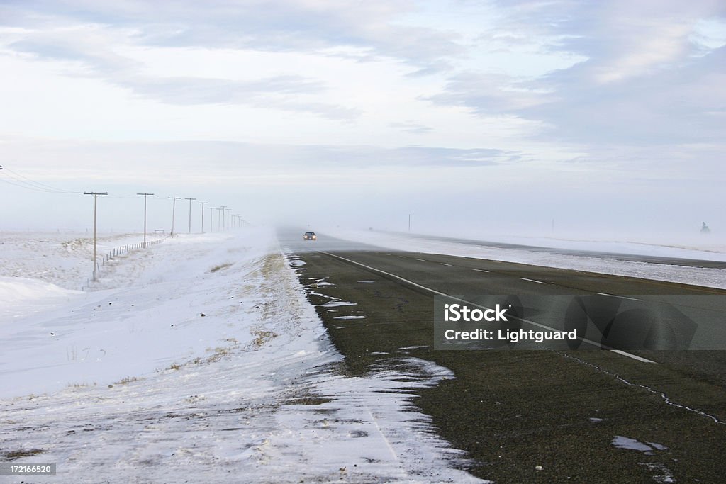 Viaje de invierno - Foto de stock de Saskatchewan libre de derechos