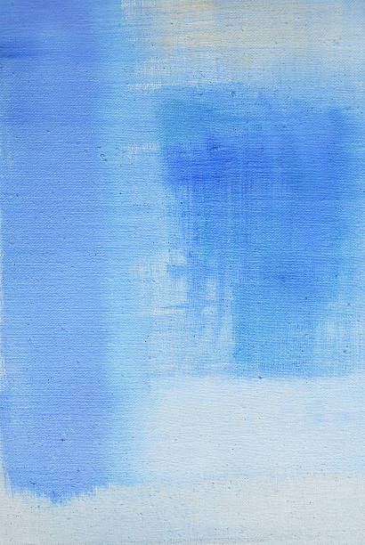 istock Blue abstract background of watercolor horizontal strokes 172166815