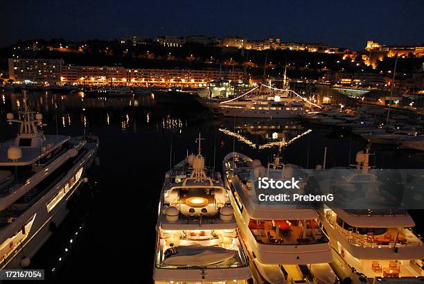 Foto de Porto De Monaco e mais fotos de stock de Mônaco - Mônaco, Atracado, Barco de passageiros