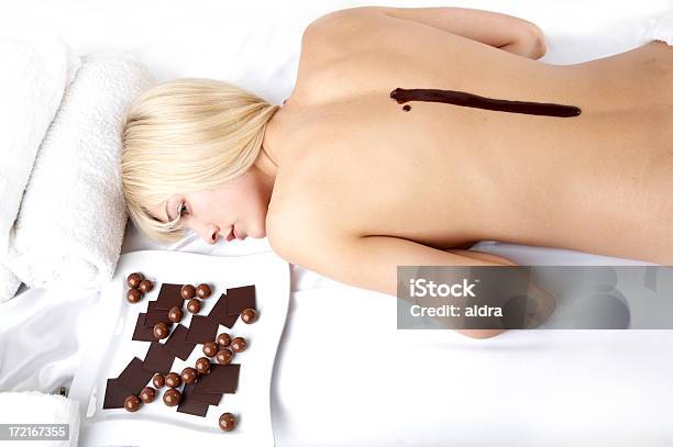 Massaggio - Fotografie stock e altre immagini di Cioccolato - Cioccolato, Massaggiare, Sensualità