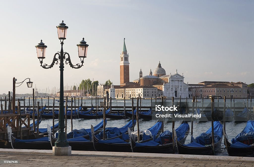 Veneza -- Gondolas & San Giorgio Maggiore - Royalty-free Cidade Foto de stock