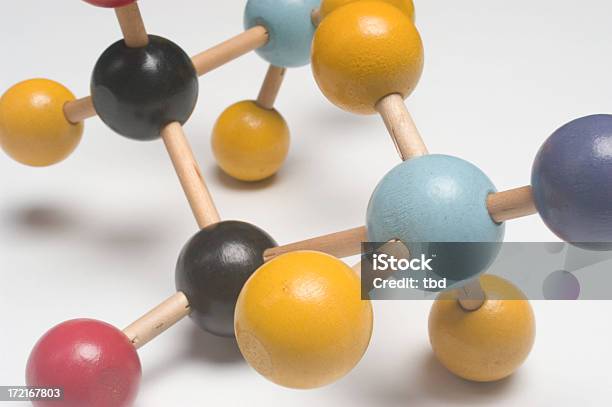 Modelo Molecular Aproximada - Fotografias de stock e mais imagens de Brinquedo - Brinquedo, Ciência, Estrutura molecular