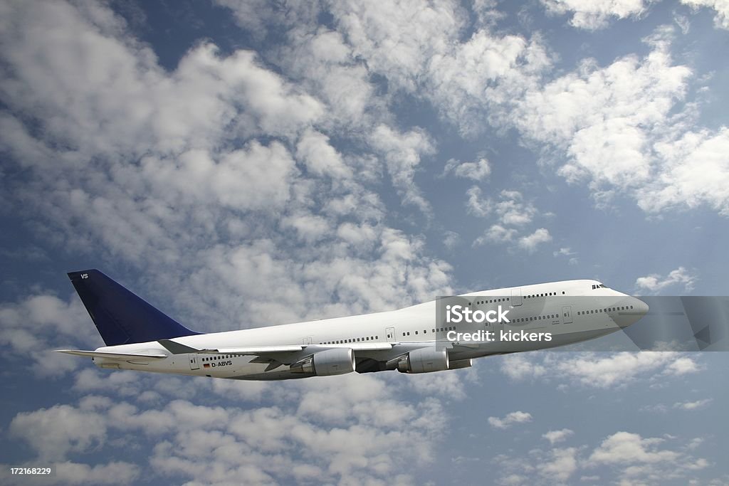 Escalar 747 - Royalty-free Avião Foto de stock