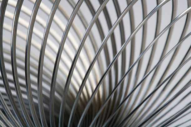 Abstrato Espiral de metal - foto de acervo
