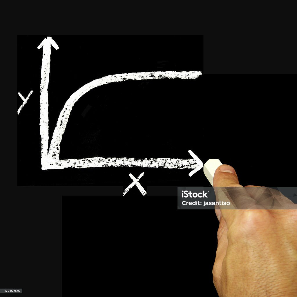 Cálculo. Gráfico - Foto de stock de Branco royalty-free