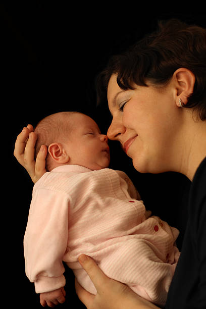 istock Mother holding her newborn baby 172169172