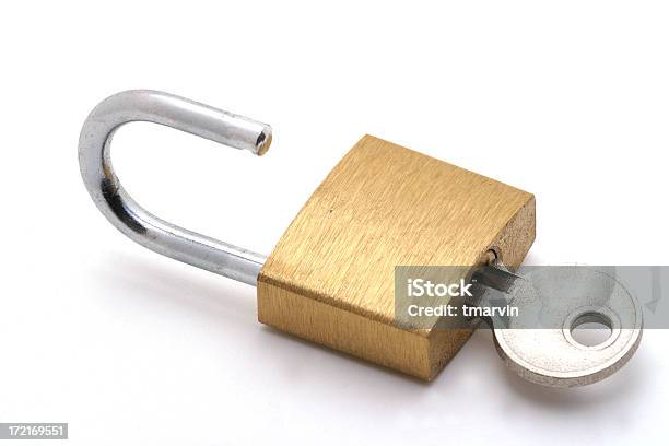 Key To Success Stock Photo - Download Image Now - Lock, Key, Padlock