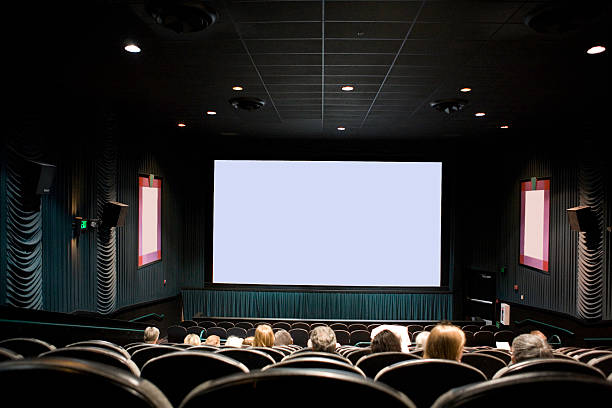 At The Movies stock photo