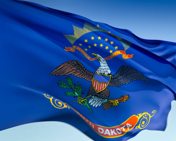 istock Flag of North Dakota 172170285
